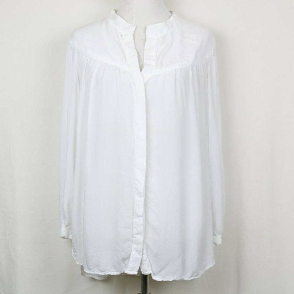 Cloth & Stone Button Peasant Tunic Top